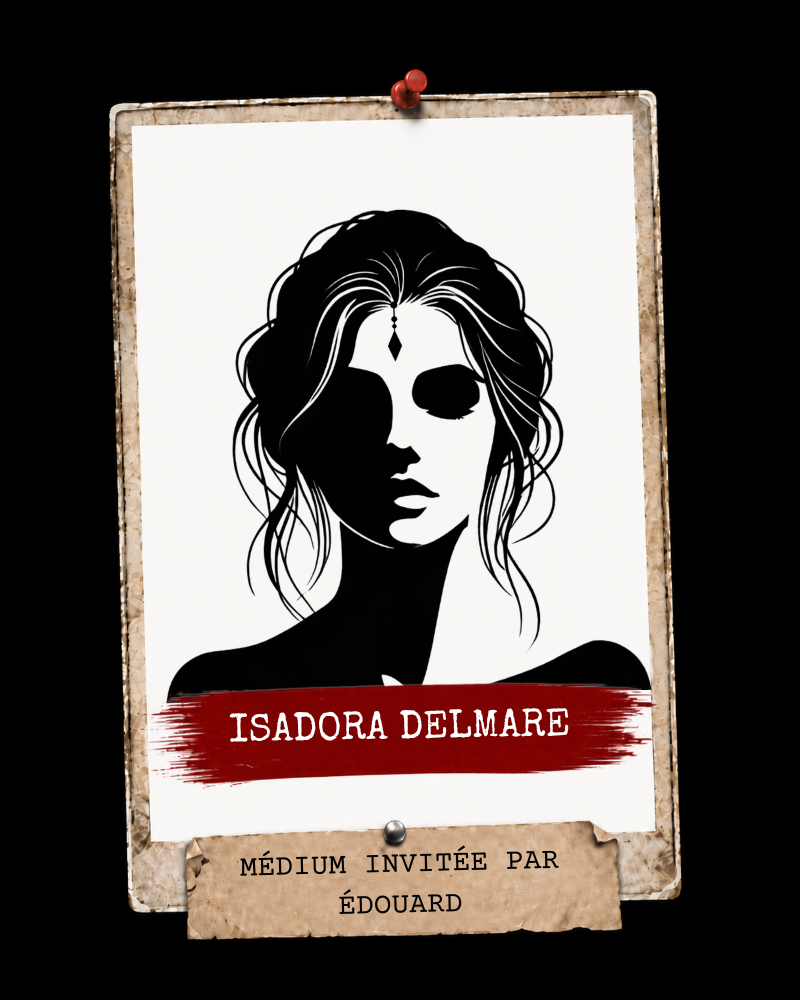 Isadora, médium charismatique, ne se sépare jamais de son jeu de tarot usé. 